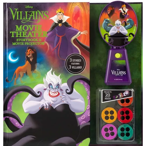 Disney Movie Theater Storybook & Movie Projector - Disney Villains