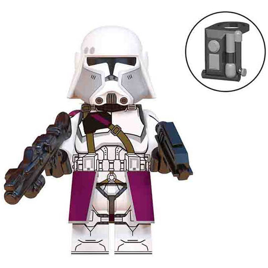 Star Wars Lego Custom Minifigure - 21st Nova Clone Trooper Commander