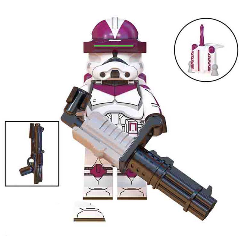 Star Wars Lego Custom Minifigure - 21st Nova Heavy Artillery Clone Trooper