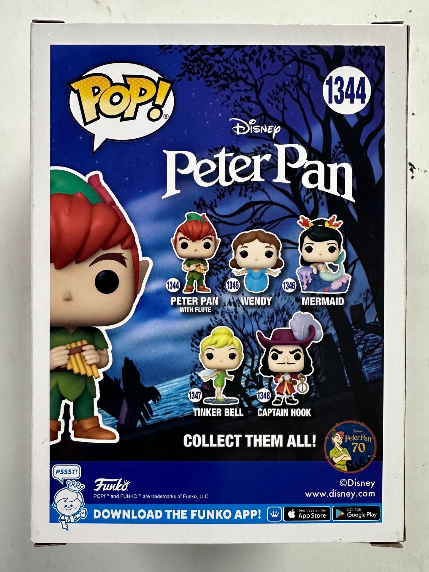 Disney Funko Pop! - Peter Pan With Flute #1344 Peter Pan 2023