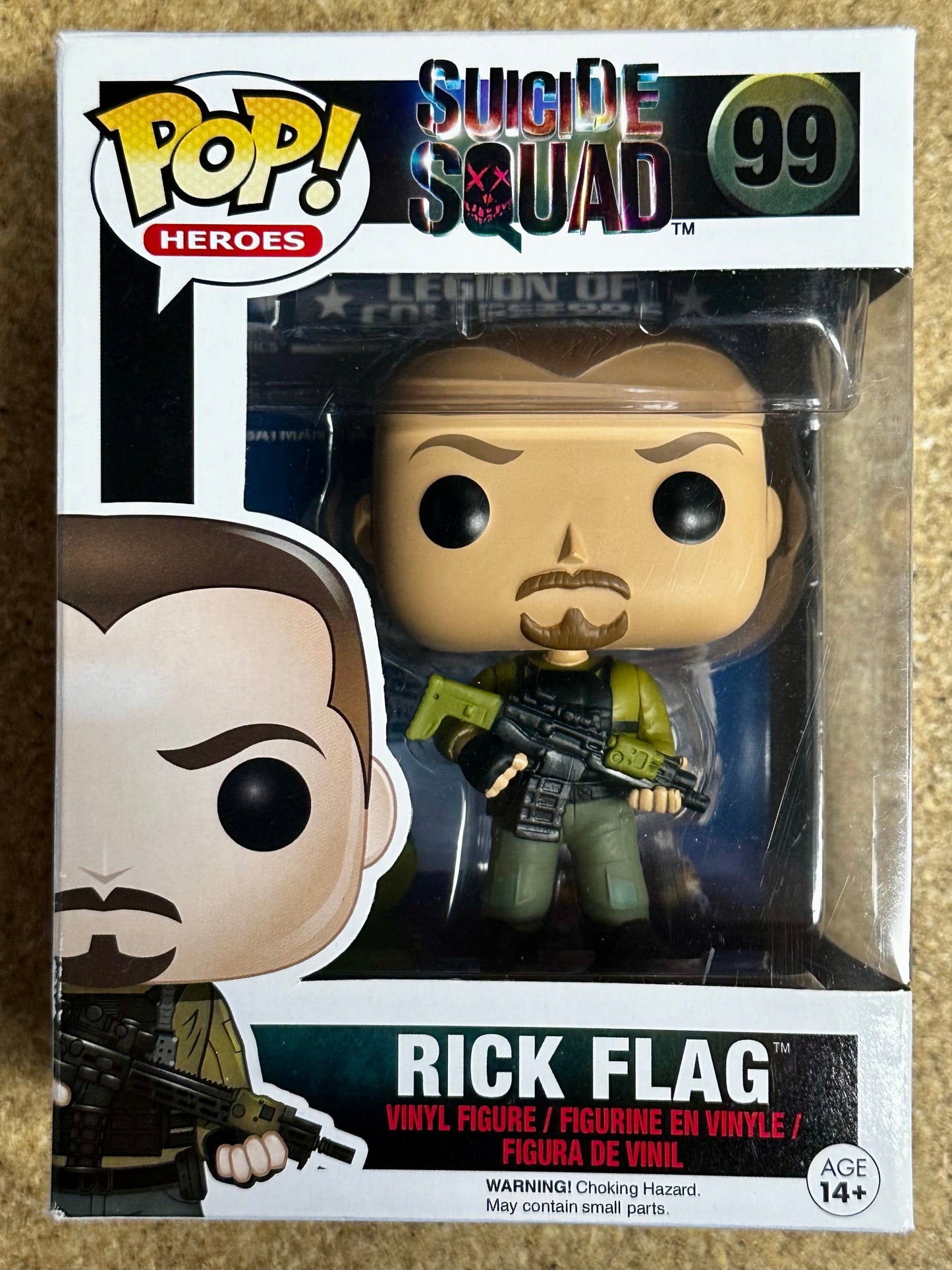DC Funko Pop! - Rick Flag #99 Suicide Squad 2016 Vaulted