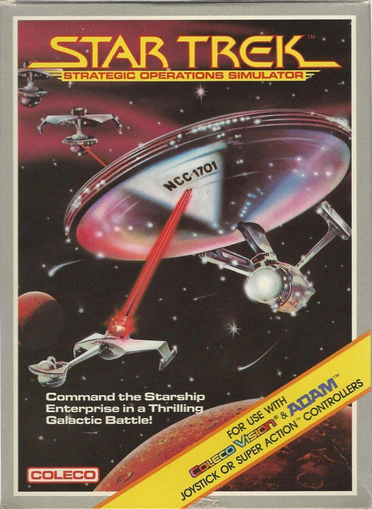 Star Trek Video Game - Strategic Operations Simulator (Colecovision)