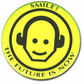 Back to the Future Button - Smile! The Future Is Now from Back to the Future Part II