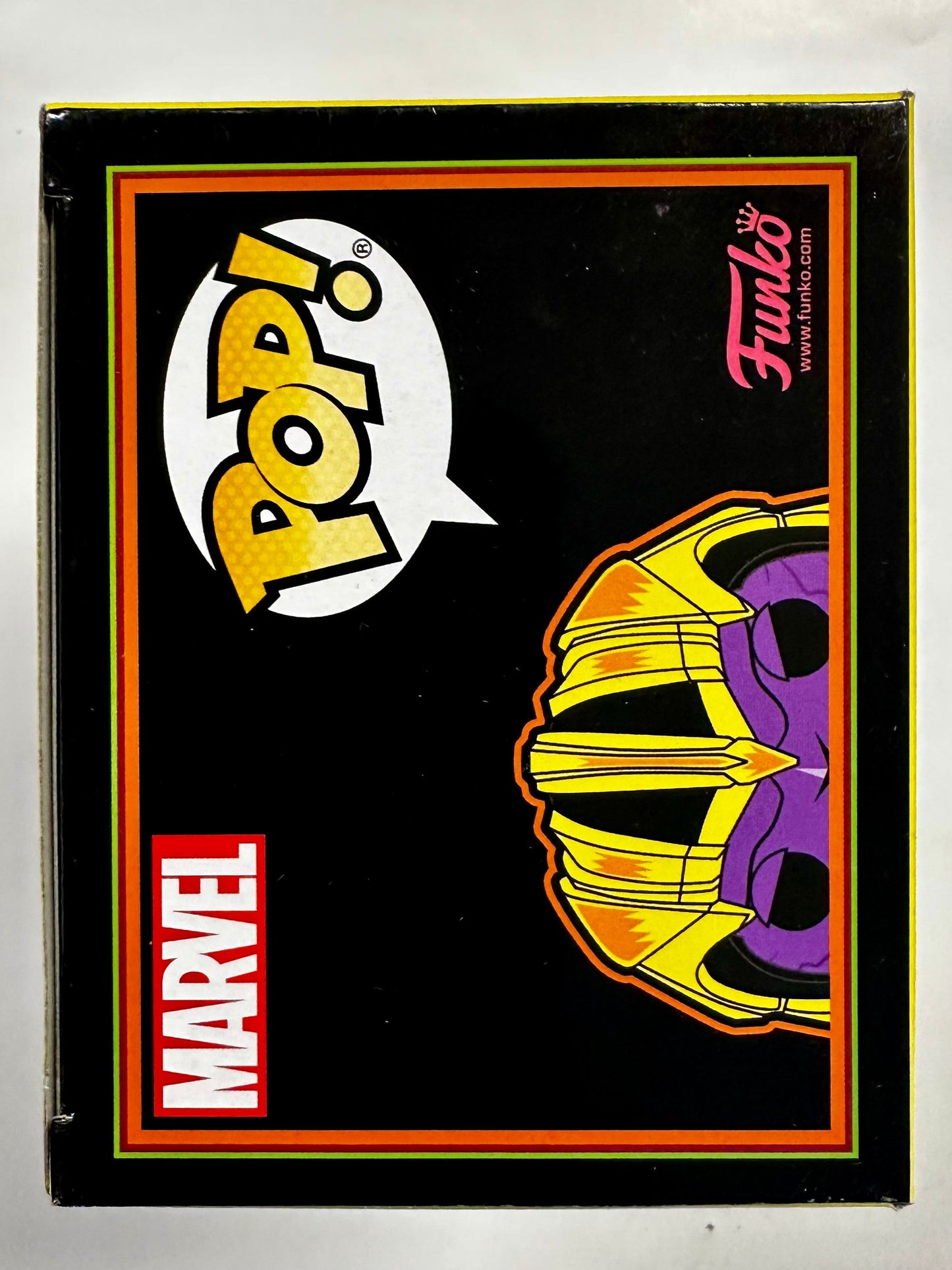 Marvel Funko Pop! - Thanos #909 Avengers Endgame Black Light Target 2022 Exclusive