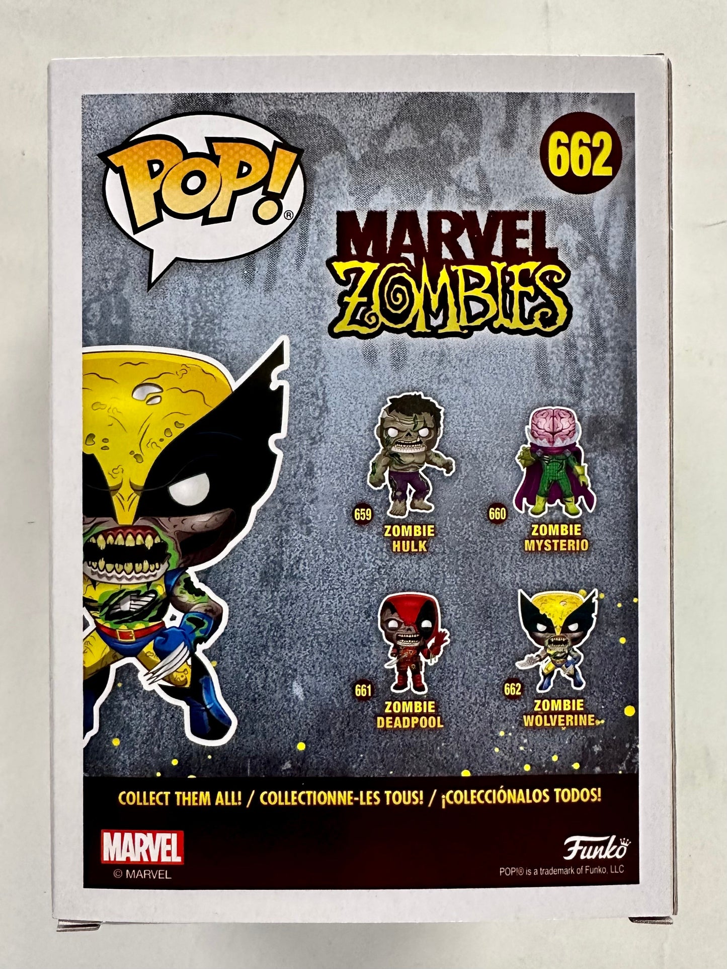 Marvel Funko Pop! - Zombie Wolverine #662 Glow Entertainment Earth 2020 Exclusive