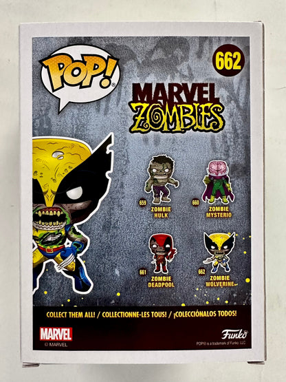 Marvel Funko Pop! - Zombie Wolverine #662 Glow Entertainment Earth 2020 Exclusive