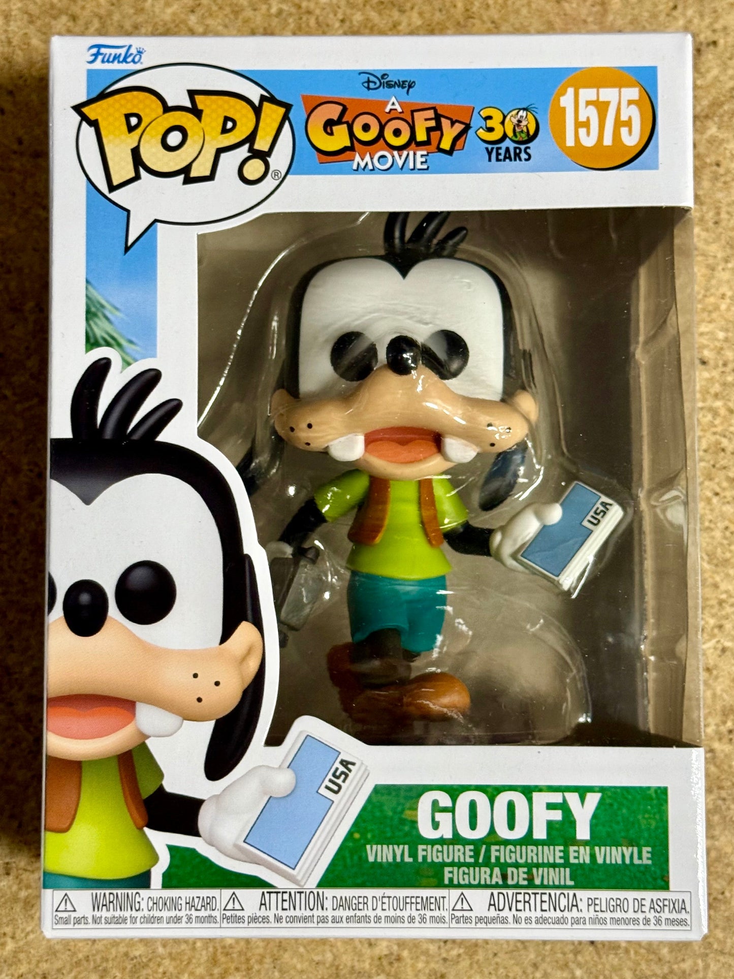 Disney Funko Pop! - Goofy With Map #1575 A Goofy Movie 30th Anniversary 2025