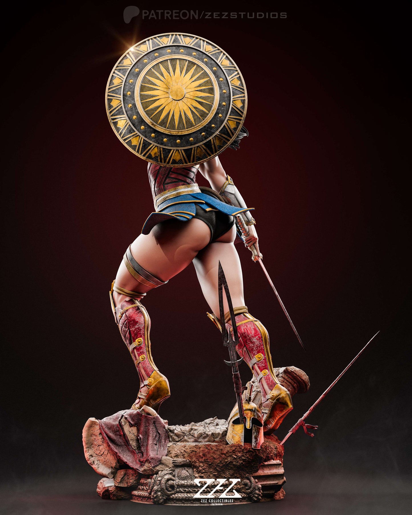 DC Comics Statue - Wonder Woman (1:4 Scale & Bust)