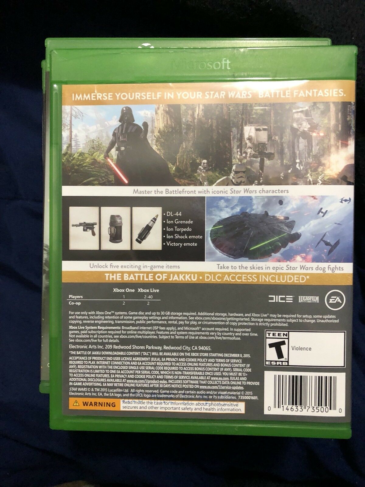 Star Wars Battlefront - Deluxe Edition (Microsoft Xbox One, 2015)