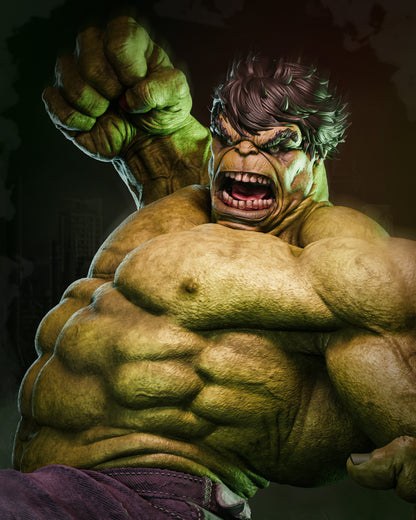 Marvel Comics Statue - The Hulk (1:6 Scale & Bust)