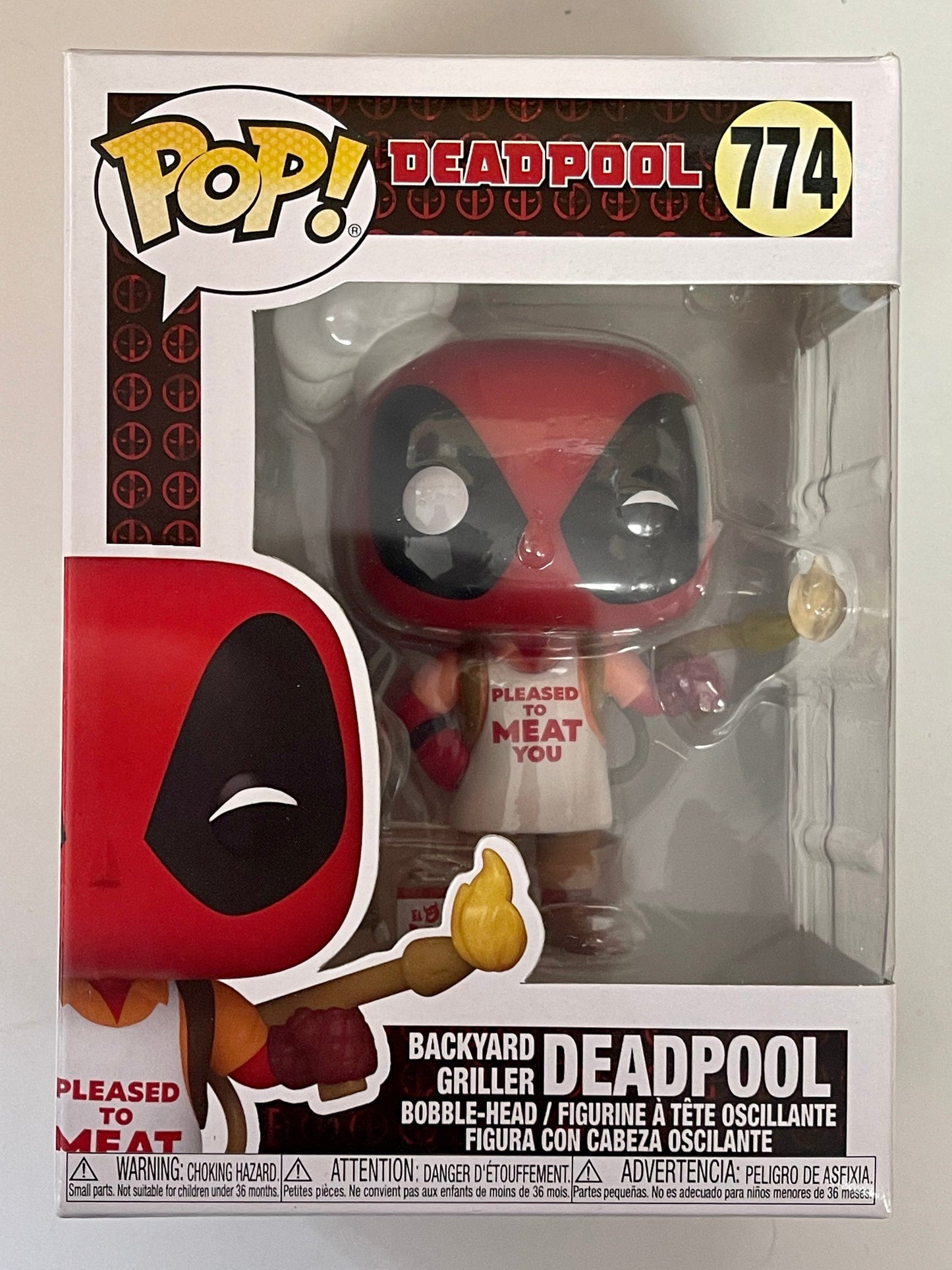 Marvel Funko Pop! - Backyard Griller Deadpool #774 Nerdy 30 Years 2021 Exclusive