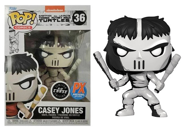 TMNT Funko Pop! - Casey Jones (Black & White, Chase)