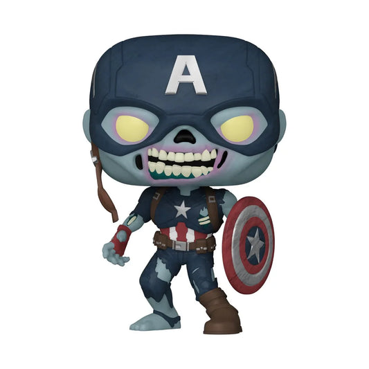 Marvel Funko Pop! - Zombie Captain America (What If)