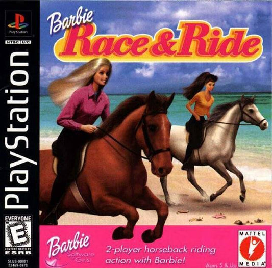 Barbie Video Game - Barbie Race and Ride (Playstation)