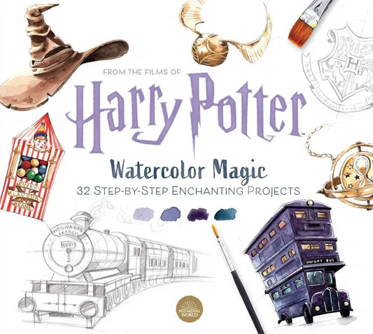 Harry Potter Paperback Book - Watercolor Magic