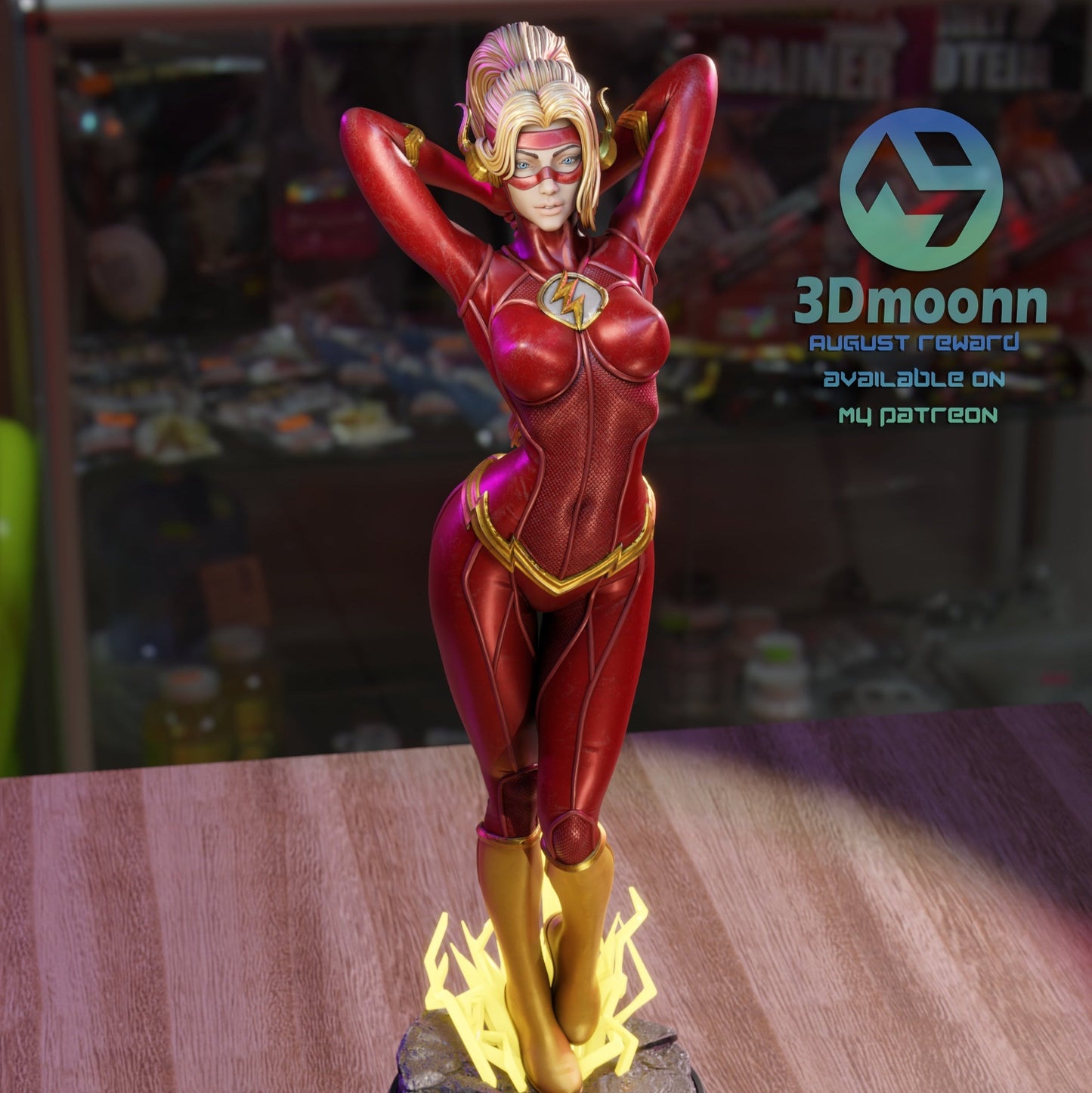 DC Comics Statue - Lady Flash (1:6 Scale, NSFW)