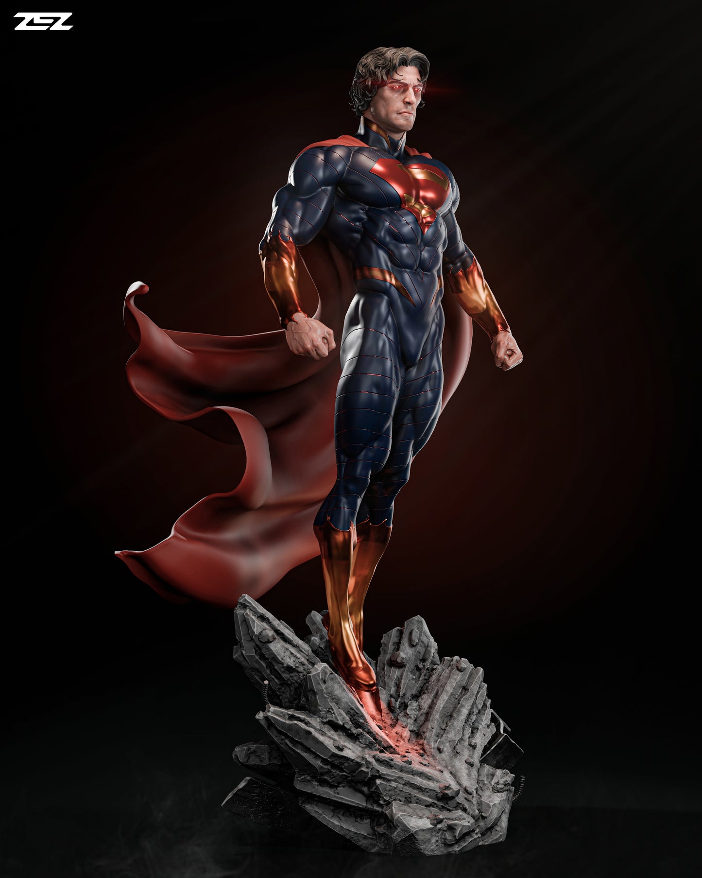 DC Comics Statue - Absolute Superman (1:6 Scale & Bust)