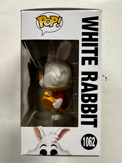 Disney Funko Pop! - Flocked White Rabbit #1062 Alice In Wonderland 2021 Exclusive