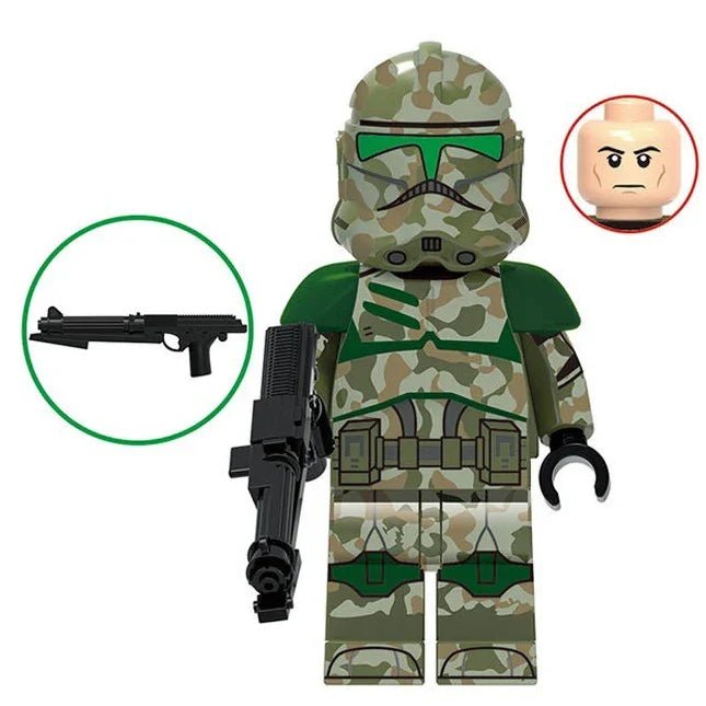 Star Wars Lego Custom Minifigure - 41st Kashyyyk Clone Trooper