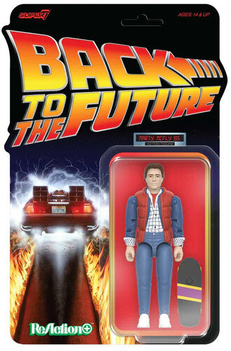 Back to the Future Figure -  ReAction+ Wv1 Marty McFly '85 3¾-inch Retro Action Figure