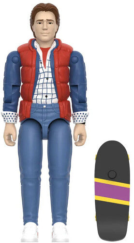 Back to the Future Figure -  ReAction+ Wv1 Marty McFly '85 3¾-inch Retro Action Figure