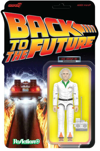 Back to the Future Figure -  ReAction+ Wv1 Doc Brown '85 3¾-inch Retro Action Figure