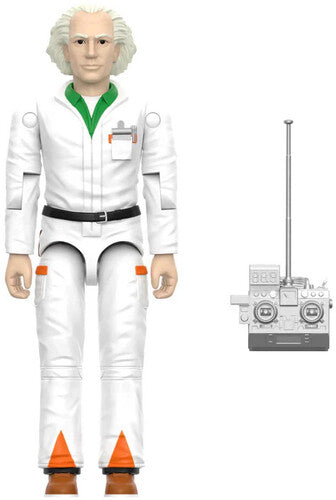 Back to the Future Figure -  ReAction+ Wv1 Doc Brown '85 3¾-inch Retro Action Figure