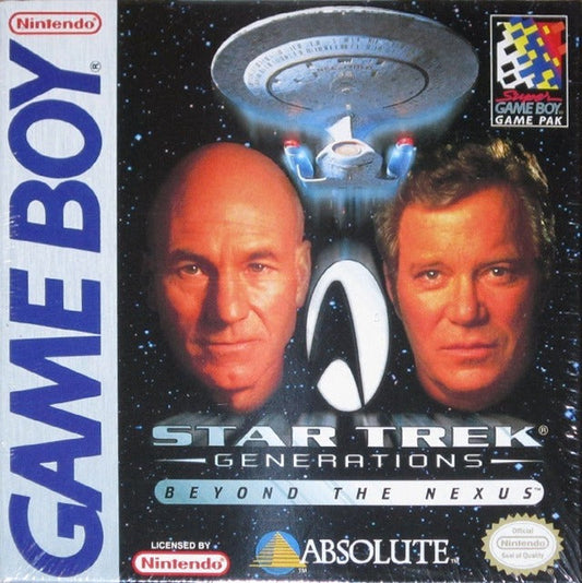 Star Trek Video Game - Star Trek Generations Beyond the Nexus (Gameboy)