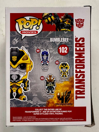 Transformers Funko Pop! - Bumblebee #102 Transformers Age Of Extinction 2014 Vaulted