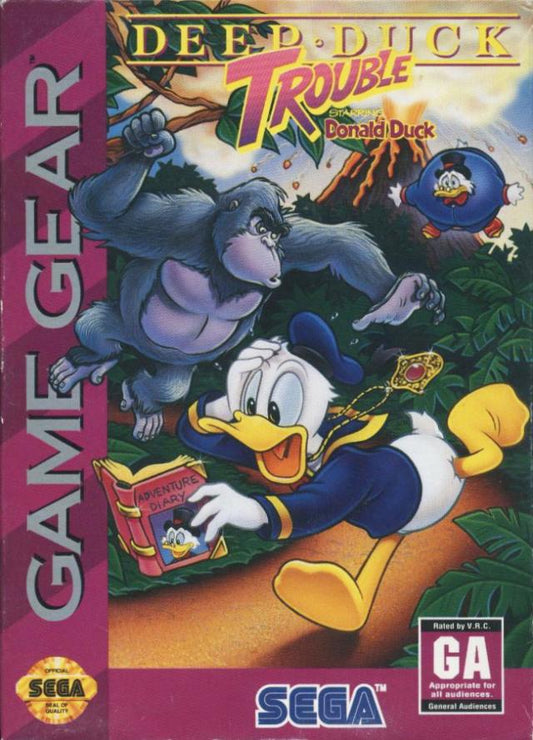 Disney Video Game - Walt Disney's Deep Duck Trouble (Sega Game Gear)