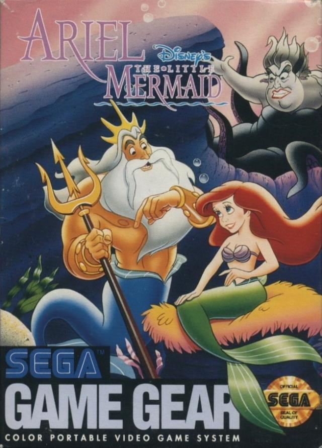 Disney Video Game - Ariel the Little Mermaid (Sega Game Gear)
