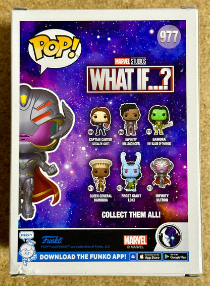 Marvel Funko Pop! - Metallic Infinity Ultron #977 What If? 2021 Exclusive