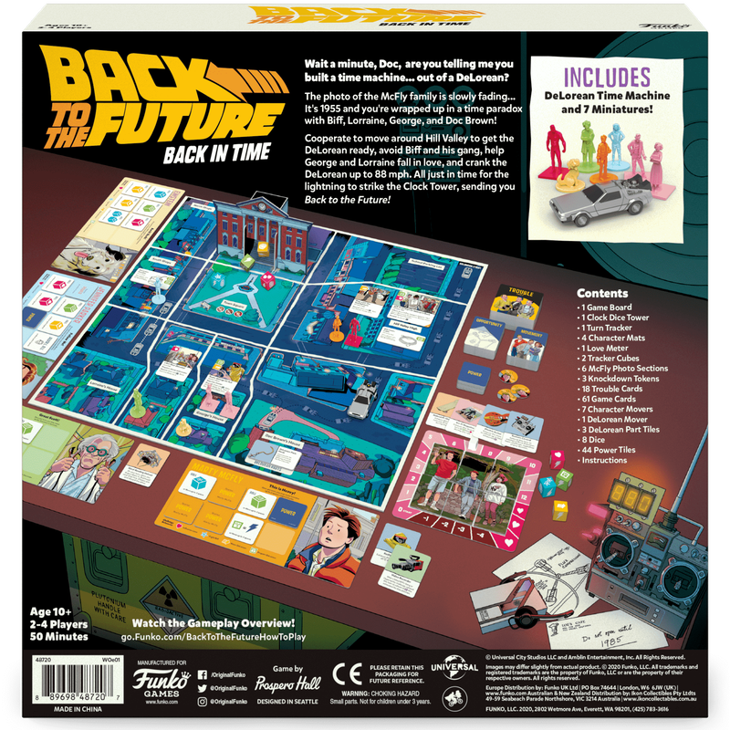 Back to the Future Board Game - FunkoVerse: Back to the Future - Back in Time