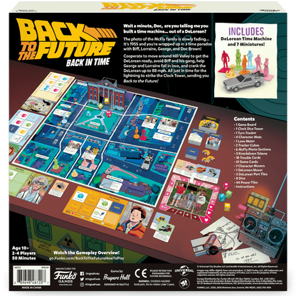 Back to the Future Board Game - FunkoVerse: Back to the Future - Back in Time