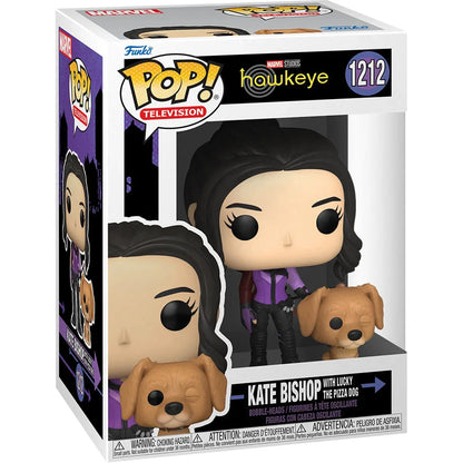 Marvel Funko Pop! - Hawkeye Kate Bishop with Lucky the Pizza Dog