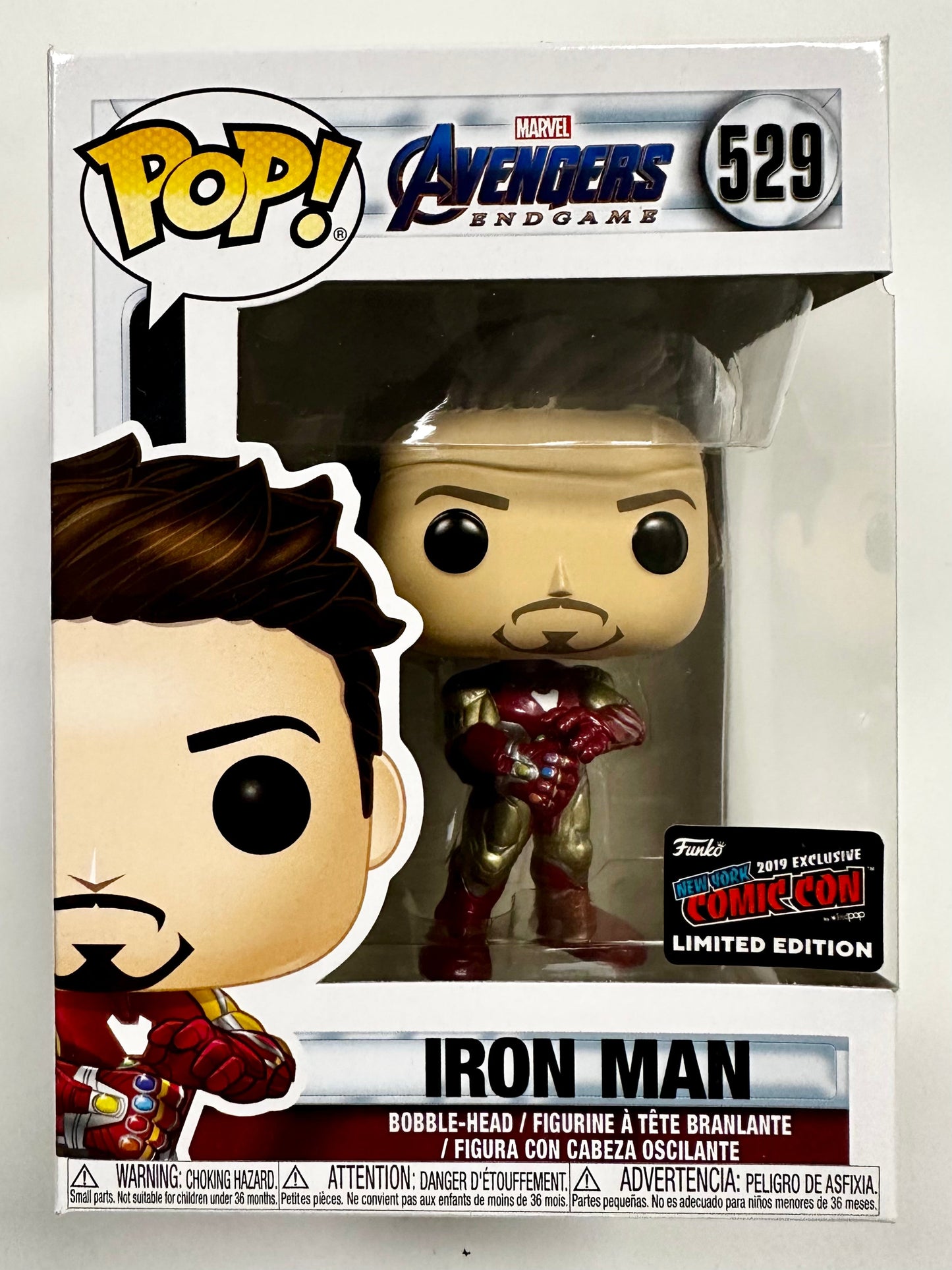 Marvel Funko Pop! - Iron Man #529 Avengers NYCC 2019 Official Con Exclusive