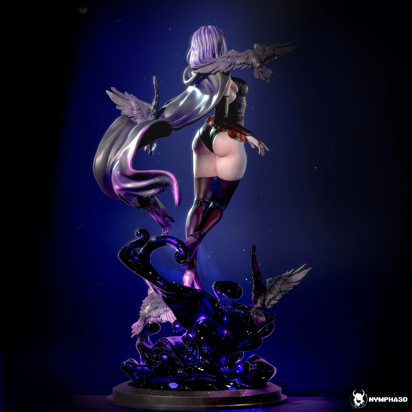 DC Comics Statue - Raven by Nympha3D (1:6 Scale, NSFW)