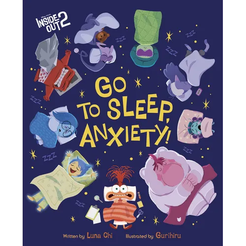 Disney HC Book - Inside Out 2: Go to Sleep, Anxiety! (Disney/Pixar)