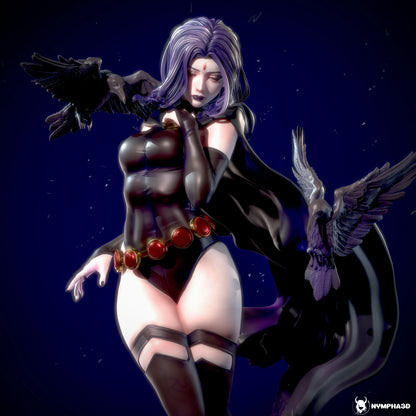 DC Comics Statue - Raven by Nympha3D (1:6 Scale, NSFW)
