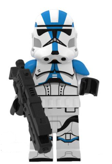 Star Wars Lego Custom Minifigure - 501st Clone Trooper