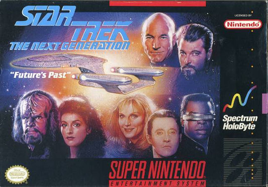 Star Trek Video Game - The Next Generation - Future's Past (Super Nintendo)