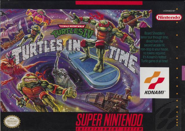TMNT Video Game - TMNT IV: Turtles in Time (Super Nintendo)