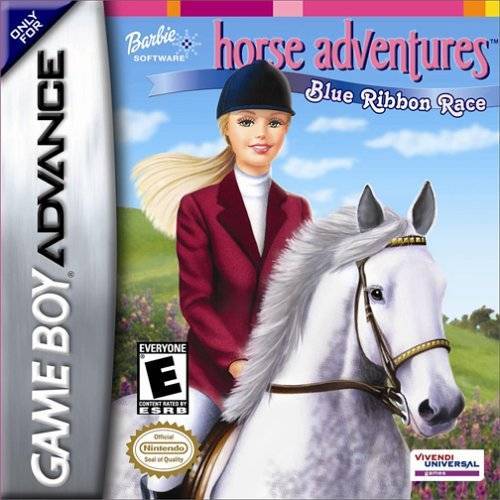 Barbie Video Game - Barbie Horse Adventures Blue Ribbon Race (Gameboy Advance)