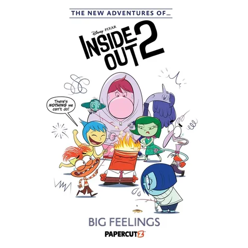 Disney Paperback - The New Adventures of Disney Pixar Inside Out 2 Vol. 1: Big Feelings