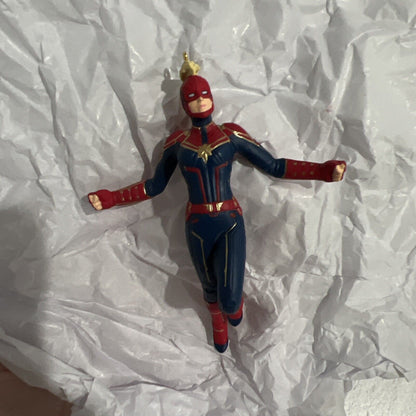 Marvel Ornament - 2019 Hallmark Keepsake Christmas Ornament CAPTAIN MARVEL : RED Version