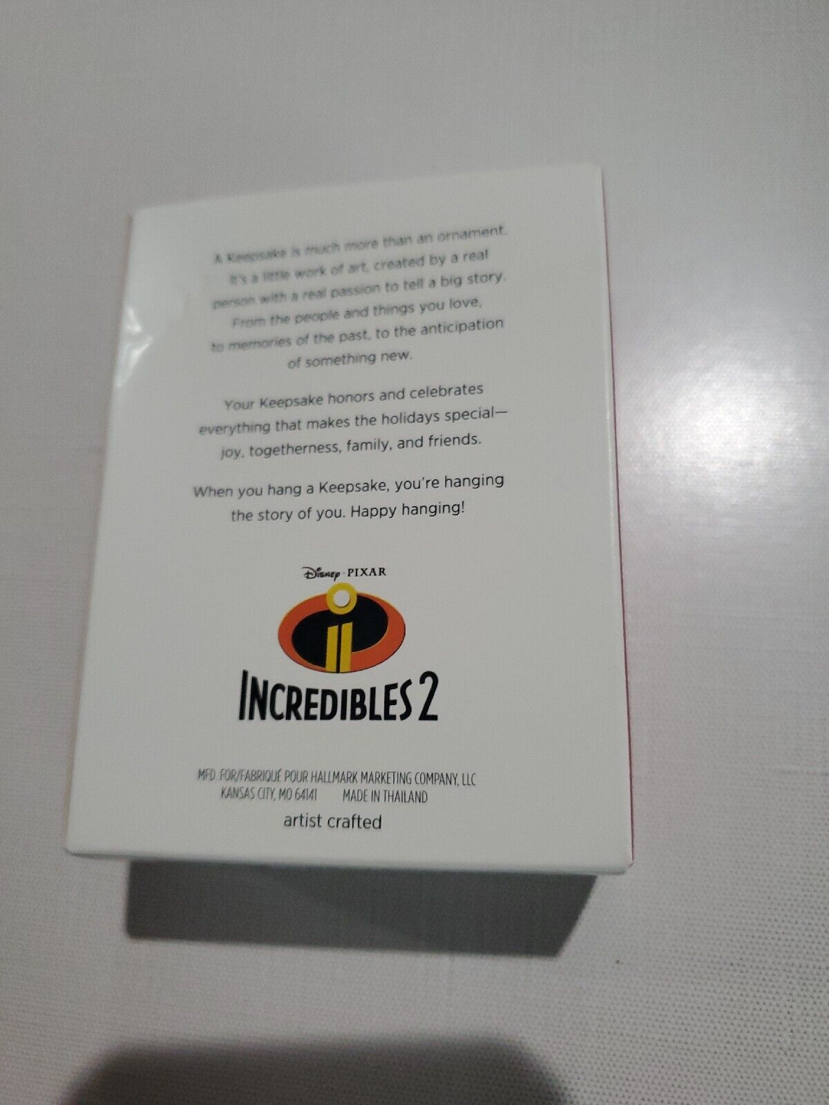 Disney Ornament - 2019 Hallmark Keepsake Jack-Jack DISNEY Pixar Incredibles 2 Christmas Ornament