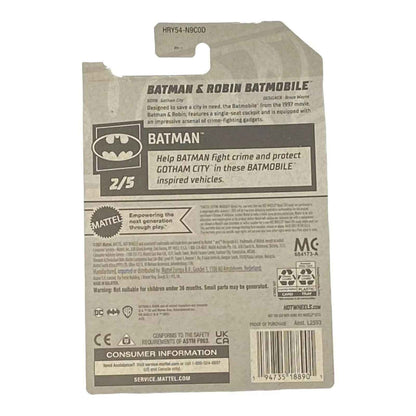 Batman Hot Wheels Batman & Robin Batmobile