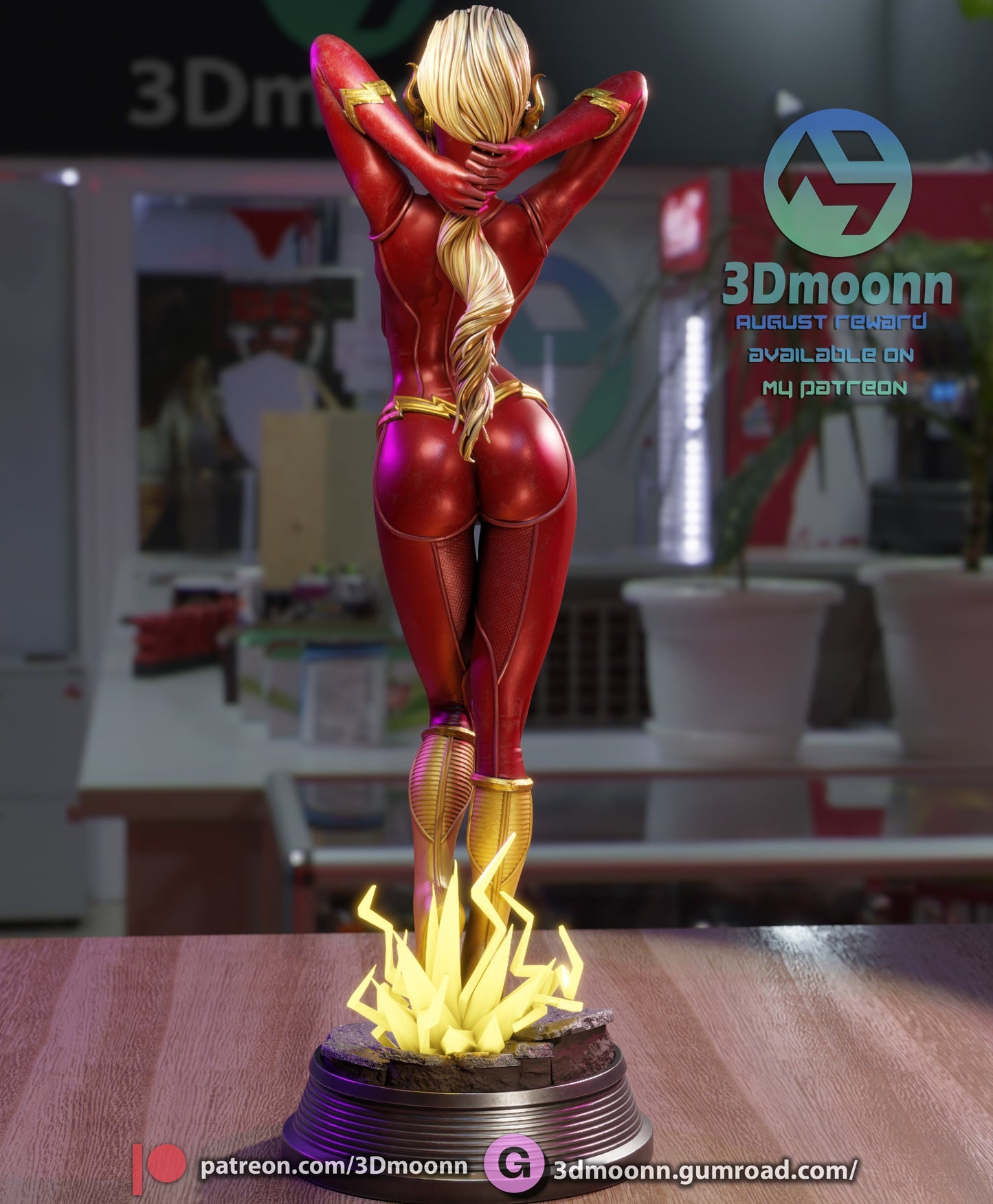 DC Comics Statue - Lady Flash (1:6 Scale, NSFW)