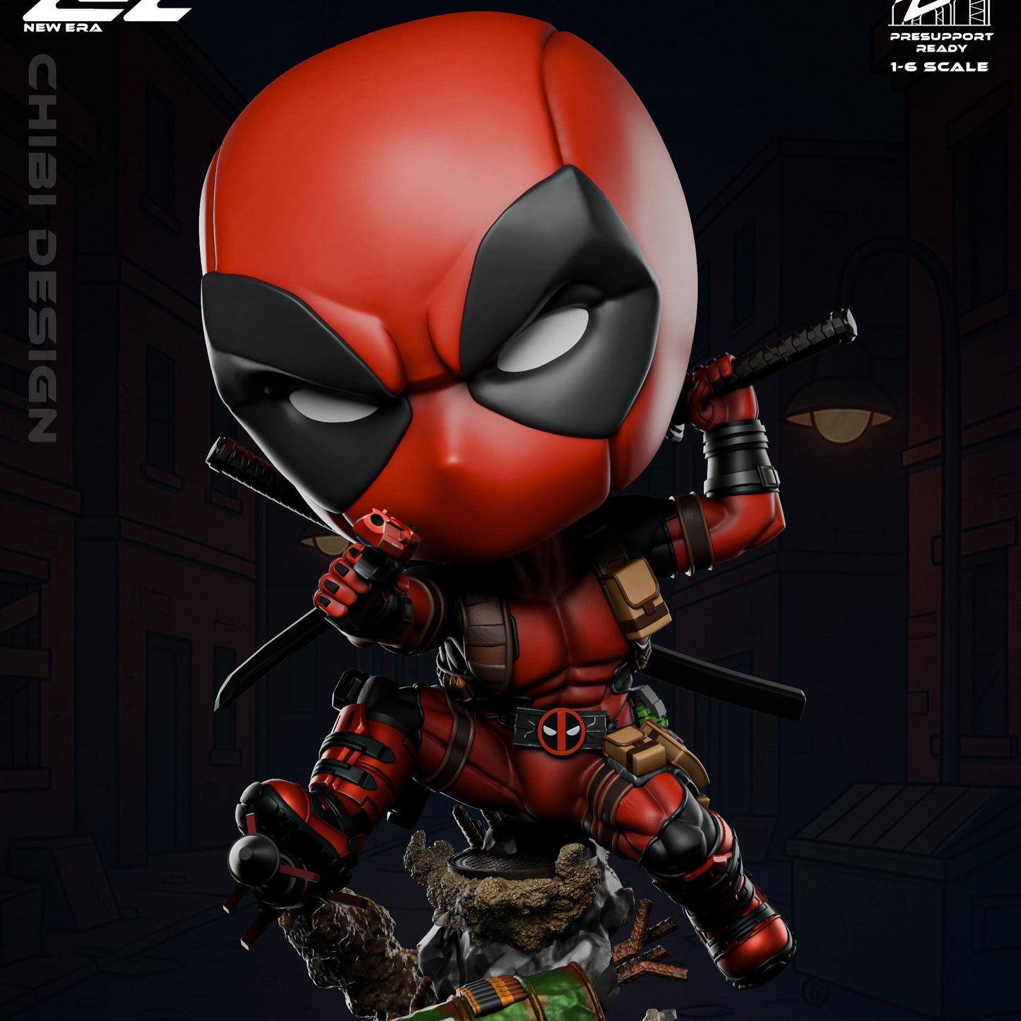 Marvel Figurine - Chibi Deadpool