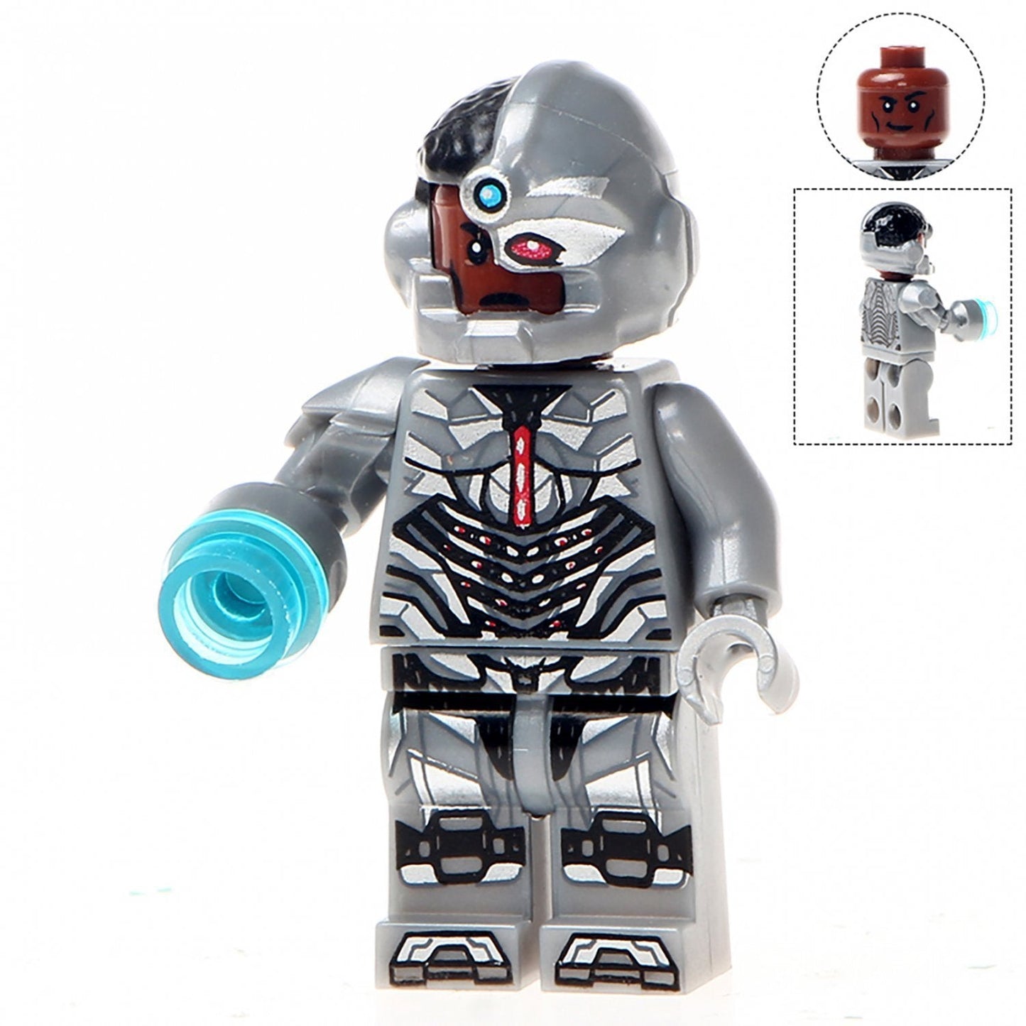 DC Lego Custom Minifigure - Cyborg